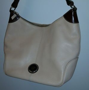 Authentic Dooney and Bourke brown and beige purse
